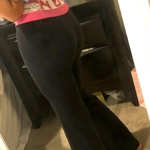 Black lululemon flare pants
